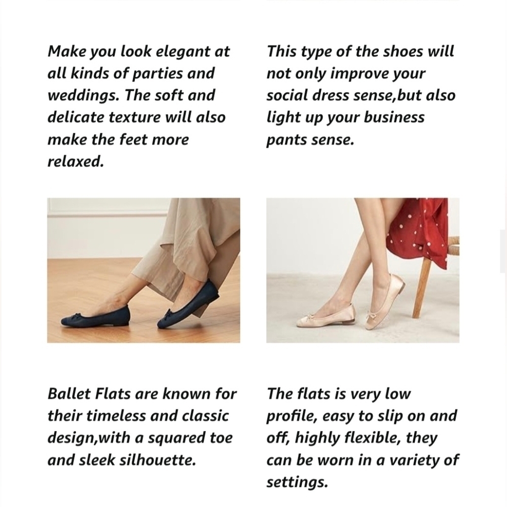 CParavano Women's Flats with Bowknot #567 - Picture 12 of 12